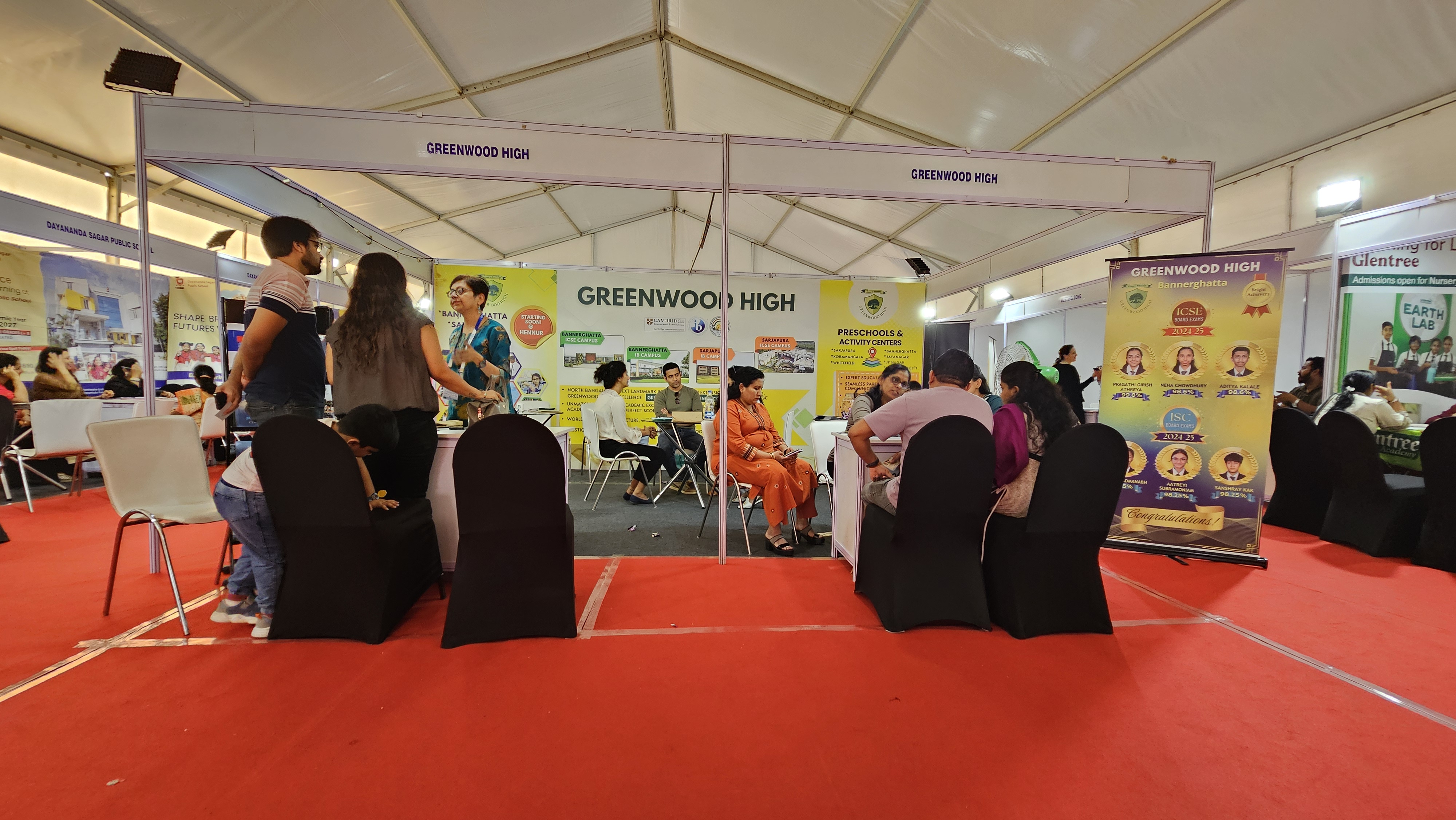 School booth interactions